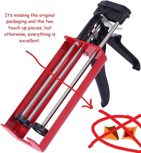 Twin cartridge caulking gun - twin,