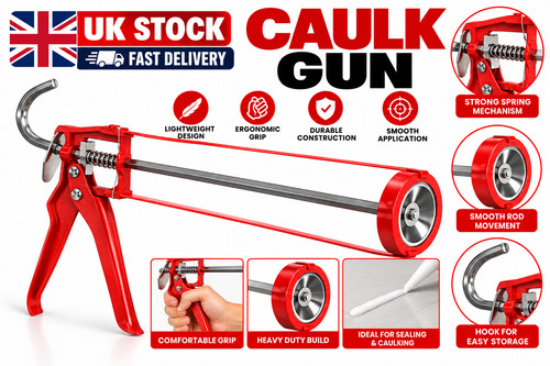 Heavy duty caulking - caulking, gun
